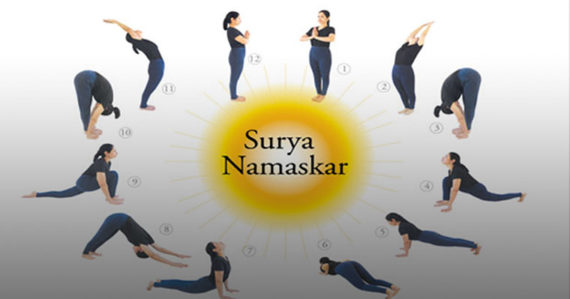 How To Do Surya Namaskar (sun Salutation) Yoga